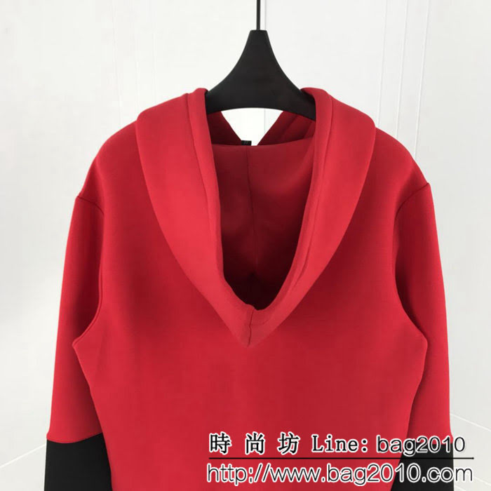 BALENCIAGA巴黎世家  18ss秋冬新款 撞色拼接 太空棉連帽衛衣 ydi1001